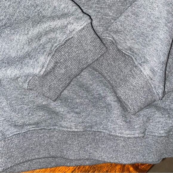 Alexander Wang $375 Womens Essential Puff Logo Terry Hoodie Glitter Gray LG EUC - Picture 10 of 13